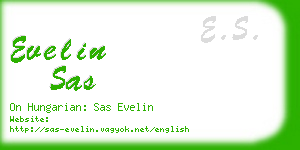 evelin sas business card